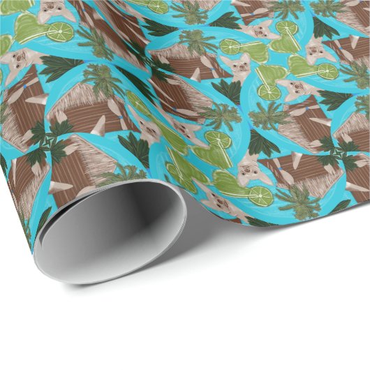 チワハスカバナスカクテルアールデコファン ラッピングペーパー (ロールコーナー)