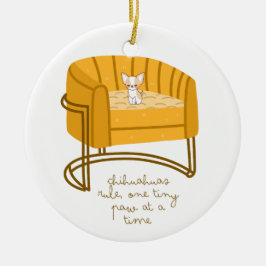 チワハスルールオーナメントギフトアイディア セラミックオーナメント