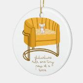 チワハスルールオーナメントギフトアイディア セラミックオーナメント (左)