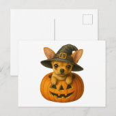 チワフアインパンプキン シーズンポストカード (正面/裏面)