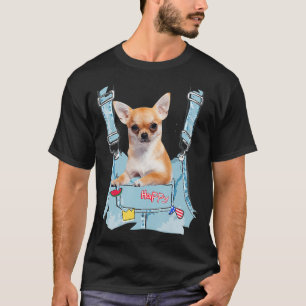 チワフアインポケット2ストラップフロントオーバーオール男性へ Tシャツ