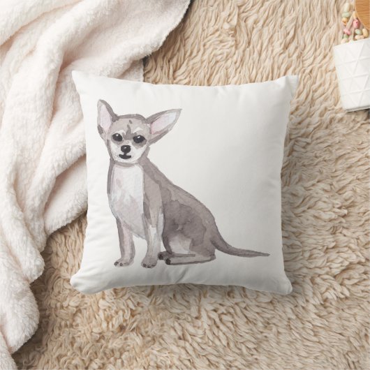 チワフアウォーターカラーアート絵画ズ クッション (ブランケット)