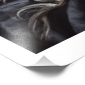 チワフアオンブラックシルク フォトプリント            (角)