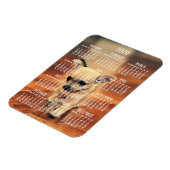 チワフアカレンダー2020フォトマグネット3x4小型 マグネット (左側)