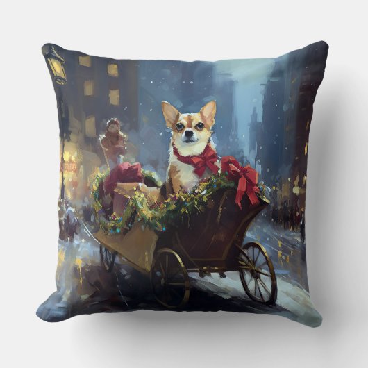 チワフアクリスマスフェスティバルシーズン クッション (正面)