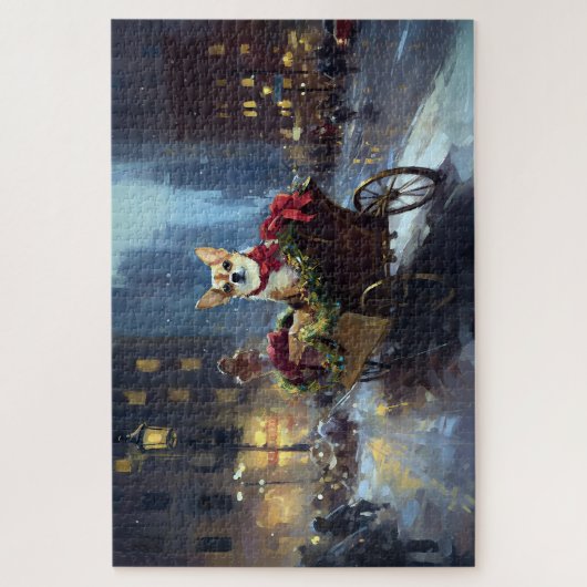 チワフアクリスマスフェスティバルシーズン ジグソーパズル (縦)