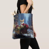 チワフアクリスマスフェスティバルシーズン トートバッグ (クローズアップ)