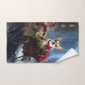 チワフアクリスマスフェスティバルシーズン バスタオルセット (ハンドタオル)