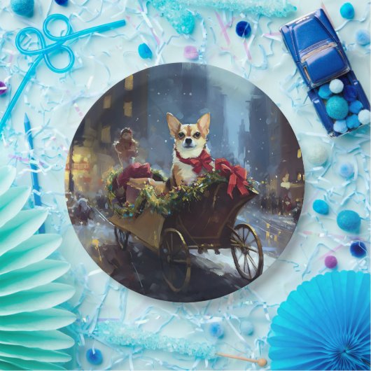 チワフアクリスマスフェスティバルシーズン ペーパープレート (パーティー)