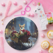 チワフアクリスマスフェスティバルシーズン ペーパープレート (パーティー)