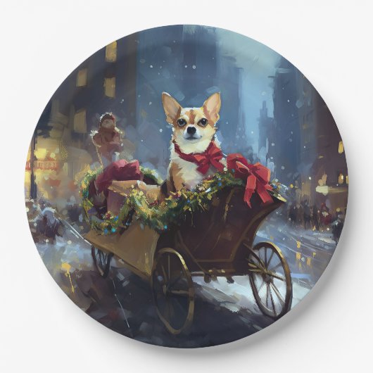 チワフアクリスマスフェスティバルシーズン ペーパープレート (正面)