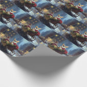 チワフアクリスマスフェスティバルシーズン ラッピングペーパー (角)