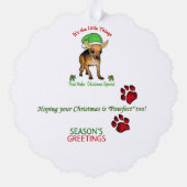 チワフアクリスマス オーナメントカード (裏面)