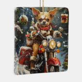 チワフアクリスマス セラミックオーナメント (右)