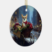 チワフアクリスマス セラミックオーナメント (右)