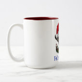 チワフアクリスマス ツートーンマグカップ (左)