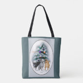チワフアクリスマス トートバッグ (裏面)