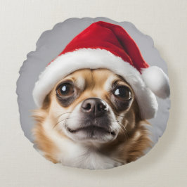 チワフアクリスマス ラウンドクッション