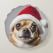 チワフアクリスマス ラウンドクッション (裏面)