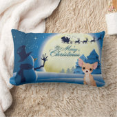 チワフアクリスマス ランバークッション (ブランケット)