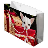 チワフアクリスマス ラージペーパーバッグ (裏面アングル)