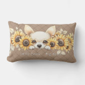 チワフアサンフラワーズフローラ装飾用クッション ランバークッション (正面)