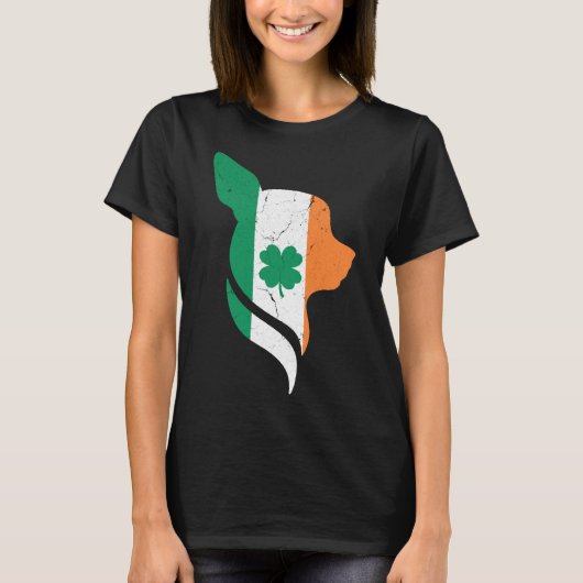 チワフアシャムロックCSt patricks day Tシャツ (正面)