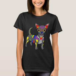 チワフアシュガースカルディアデロスムエルトスデイT Tシャツ