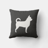 チワフアシルエット クッション (裏面)
