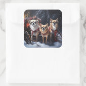 チワフアスノースイスレイクリスマスデコール スクエアシール (バッグ)