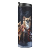 チワフアスノースイスレイクリスマスデコール タンブラー (回転右)