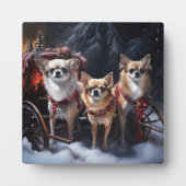 チワフアスノースイスレイクリスマスデコール フォトプラーク (正面)