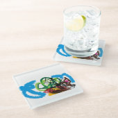 チワフアセット ガラスコースター (アングル)