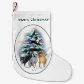 チワフアトリオクリスマス スモールクリスマスストッキング (正面)