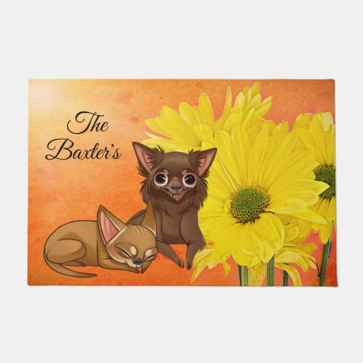 チワフアドアマット ドアマット (正面)