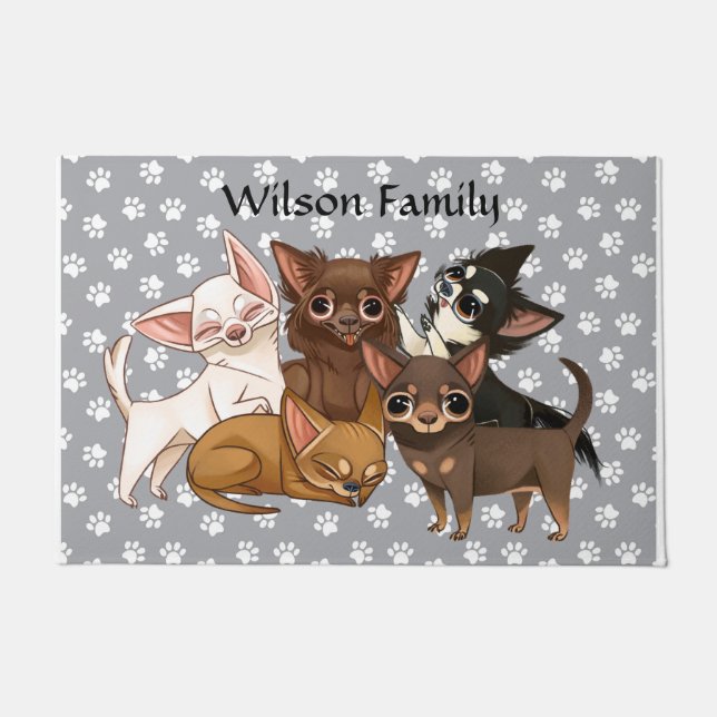 チワフアドアマット ドアマット (正面)