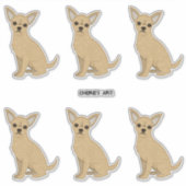 チワフアドッグス感じルック シール (正面)