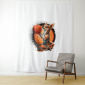 チワフアバスケットボールプレイススポーツダンク タペストリー (インサイチュ)