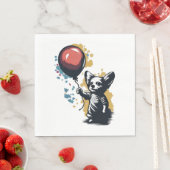 チワフアバルーンかわいい犬チワワおもしろい スタンダードランチョンナプキン (インサイチュ)