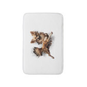 チワフアバレリナバレエダンス踊り バスマット (正面縦)