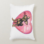 チワフアバレンタインデー アクセントクッション (正面(垂直))