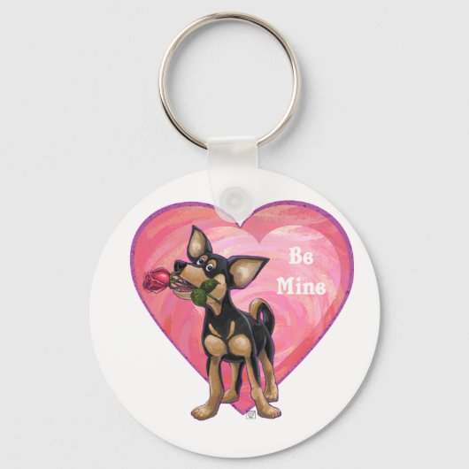 チワフアバレンタインデー キーホルダー (正面)