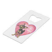 チワフアバレンタインデー クレジットカード栓抜き (正面アングル)