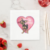 チワフアバレンタインデー スタンダードランチョンナプキン (インサイチュ)