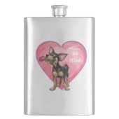 チワフアバレンタインデー フラスク (正面)