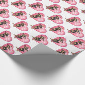 チワフアバレンタインデー ラッピングペーパー (角)