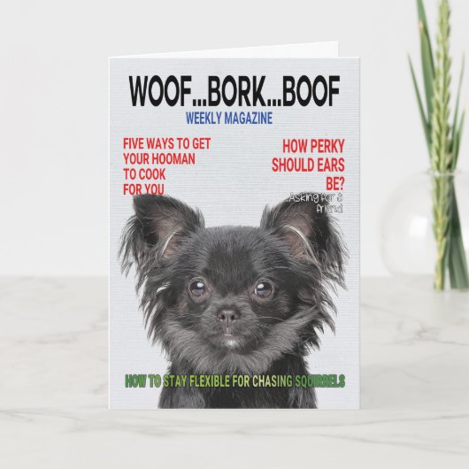 チワフアパロディーマガジンカバーカード カード (正面)