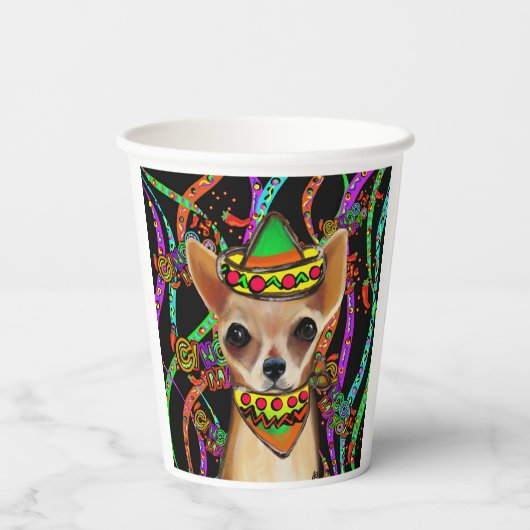 チワフアメキシコ 紙コップ (裏面)