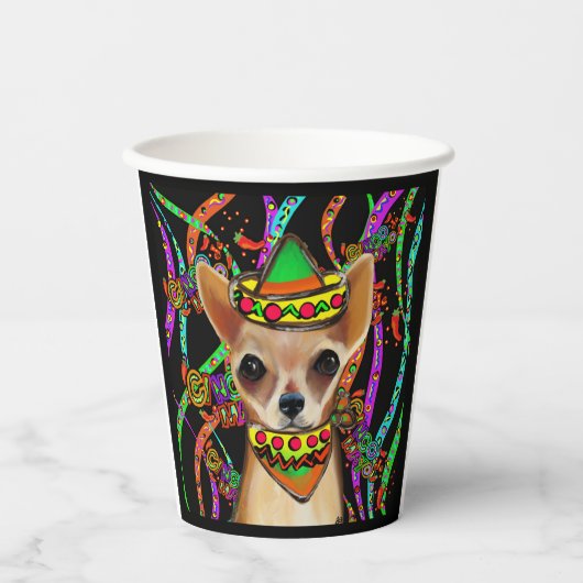 チワフアメキシコ 紙コップ (正面)