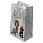 チワフアメリークリスマス スモールペーパーバッグ (裏面アングル)